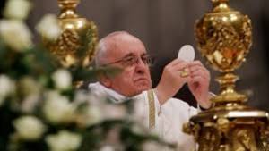 Franciscus eucharistie